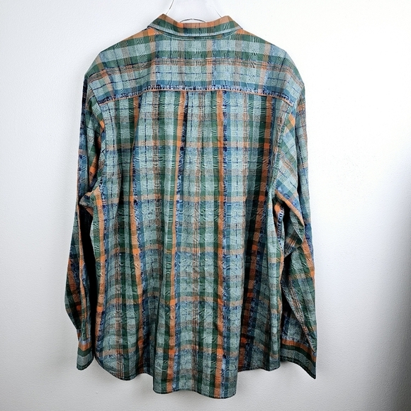 Tommy Bahama Indio Coast Plaid Button Front Shirt - Picture 3 of 9